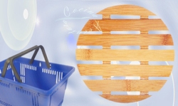 Bamboo Trivet Round